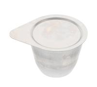 VILLFUL Crogiolo di Ferro da Laboratorio con Coperchio 50Ml Resistente al Calore per Industria Chimica e Farmaceutica