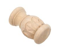 VILLFUL Decorative Unfinished Wooden Finials For Bed Posts And Fence Caps European Style Staircase And Fence Wood Finial Crafts DIY Ready Natural Wood Post Tops