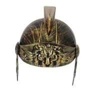VILLFUL Elmo Soldato Romano Cappello Cosplay Medievale Elmo Antico Per Feste Tema Halloween Resistente Leggero Dettagli Intricati Taglia Unica Regolabile