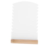 VILLFUL Espositore Collane Acrilico con Base Stabile Supporto Gioielli Organizer Posti per Vetrine e Negozi Stand Display Collane e Capiente