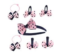 VILLFUL Fasce per Capelli Accessori per Capelli Tiara per Bambine a Sette con Fiocco Stili e Regalo per Compleanno e Occasioni Speciali