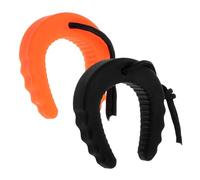 VILLFUL Fermaporta C per emergenza con fermo, anti-intrappolamento, colore: arancione e nero, sicuro per servizi di polizia e vigili del fuoco, prevenzione delle zone di alta qualità