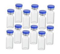 VILLFUL Fiale Per Campioni in Da 3 Ml 50 Pezzi Con Coperchio Flaconi Compatti Per La Conservazione Di Oli Essenziali E Polveri Da Laboratorio