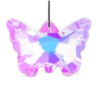 VILLFUL Forma Farfalla in Cristallo Per Interni Decorazione Da Finestra Ciondolo Prisma Acchiappasole Sospeso Ornamentazione Da Appendere Per Casa e Giardino