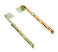 VILLFUL Kit 2 Pezzi Cerniera Regolabile a 10 Livelli per Sollevamento Letto e Divano Asta in Acciaio Zincato Colorato Supporto per Alzata Poggiatesta per Mobili da Massaggio e Bellezza