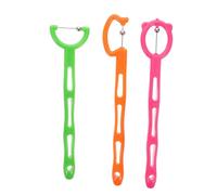 VILLFUL Kit 3 Pezzi per Allenamento Muscolare Orale Bambini Strumento per Esercizi Lingua in Acciaio Inossidabile e Abs per Migliorare Agilità e Pronuncia