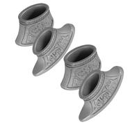 VILLFUL Kit Protezione per Dita in Acciaio Inox per Fabbricazione Coltelli, Supporto e Paramano Ergonomico per Manici Fai da Te, Set di 2 Pezzi per Sicurezza e Precisione nel