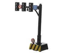 VILLFUL Lampione Stradale Giocattolo Riproduzione di Semaforo Mini Decorazione Educativa per Ragazzo Ragazza Elemento di Scena Realistico Semaforo Finto per Collezione e Gioco