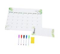 VILLFUL Lavagna per Frigorifero con Calendario Settimanale Cancellabile Lavagnetta Memo Riutilizzabile per Organizzazione Pianificazione e Promemoria Superficie Liscia e Portatile per
