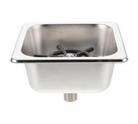 VILLFUL Lavatazze Automatico in Acciaio Inossidabile con Spruzzatore ad Alta Pressione per Bicchieri e Bottiglie Sciacquatrice Veloce per Bar e Casa Facile Installazione su Piano Cucina