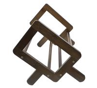 VILLFUL Libreria Desktop Piccola Organizer per Scrivania Inclinabile Mensola per Libri e Decorazioni Facile Assemblare per Ufficio e Casa