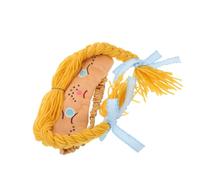 VILLFUL Maschera per Dormire da Viaggio Cartoon Kawaii Nera Blocco Luce Copertura Completa per Ragazze e Donne Fascia Notturna per Aereo e Riposo