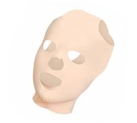 VILLFUL Maschera per Dormire Donna Lifting Elasticizzata Beige in Nylon e Spandex per Viso Rassodante e Riduzione Doppio Mento Design Aderente senza Tracce