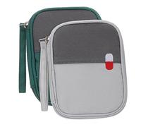 VILLFUL Mini Borsa Portatile Per Medicinali E Kit Pronto Soccorso Cerniera Per Attività Aperte E Viaggi