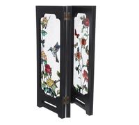 VILLFUL Mini Paravento Pieghevole in Acrilico 3d Stile Cinese, Divisorio Compatto per Scrivania e Ufficio, Pannello Decorativo per Privacy in Casa e Studio, Ornamento Feng Shui