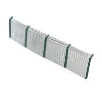 VILLFUL Mini Recinzione da Giardino in Plastica Verde Materiale Fai-da-Te per Micro Paesaggi Decorazione di Ringhiera per Villaggi in Miniatura e Modelli Architettonici