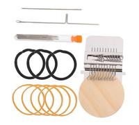 VILLFUL Mini Utensile per Cucire Cucire A Mano Macchina per Maglieria Portatile E Leggero per Rammendare Vestiti E Tessitura