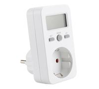 VILLFUL Misuratore di Potenza Elettronico Display LCD Contatore di Energia Digitale e Presa di Tensione per Monitoraggio Consumi Elettrici e Calcolo Costi Domestici