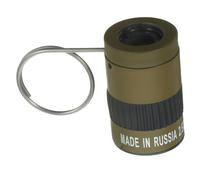 VILLFUL Monoculare da Dito Miniatura Portatile Tascabile, Telescopio per Campeggio e Birdwatching, Accessorio Outdoor Compatto Anello Integrato, Verde Militare, per Escursionisti