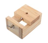 VILLFUL Morsa Rotante per Incisione su Pietra da Sigillo Mini Morsa in Legno per Intaglio e Lavori DIY Piatta e Resistente per Incisione Dettagliata e Artigianato Tradizionale Cinese