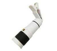 VILLFUL Obiettivo Teleobiettivo Per Smartphone Con Treppiede Lente Monoculare Per Migliorare La Qualità Delle Immagini Compatibile Con Tutti Telefoni Con Fotocamera Bianco