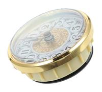 VILLFUL Orologio da Incasso con Movimento al Quarzo e Numeri Arabi Oro Quadrante Chiaro e Cornice Elegante per Artigianato e Orologi Fai da Te