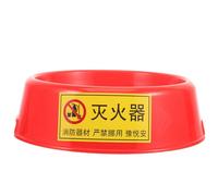 VILLFUL Piantana Porta Estintore in Plastica Rossa per Estintori da 2-4kg, Base Pratica e Maneggevole Struttura Semplice per Negozi e Automobili