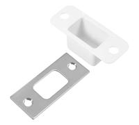 VILLFUL Piastra Contropiastra in Acciaio Inossidabile per Serratura Esterna Rinforzo Porta Guida Blocco Serratura Facile da Installare Compatibile con Varie Tipologie di Serrature Design