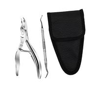 VILLFUL Pinze per Unghie Acciaio Set per Manicure e Pedicure Design Ergonomico per Taglio Unghie Incarnite e Cuticole Strumento e Domestico Facile e Sicuro