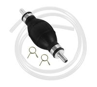 VILLFUL Pompa Manuale Sifone per Benzina Portatile con Tubo di Trasferimento Carburante Aspirazione Efficiente per Olio Acqua e Petrolio per Emergenze Auto e Uso Esterno