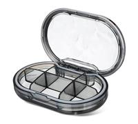 VILLFUL Porta Pillole Tascabile Compatto Leggero Organizzatore Pillole Viaggio Trasportare Borsa Portafoglio