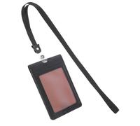 VILLFUL Portabadge Verticale Pu Custodia Rigida Per Carte Identità Design Elegante e Protettivo Per Ufficio e Uso Quotidiano