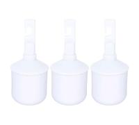 VILLFUL Punta di Ricambio per Bastone da Passeggio per Non Vedenti 3 Pezzi, Accessorio Sostitutivo in Gomma Resistente Gancio a Sfera Rotante, Montaggio Semplice per Mobilità