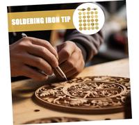 VILLFUL Punte per Pirografia per Penna da Incisione DIY Kit Accessori per Bruciare su Legno e Pelle Strumenti per Creativo