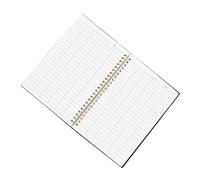 VILLFUL Registro Business con Copertina PP Orizzontale Righe per Gestione Scorte Contabilità e Budget Adatto Ufficio Magazzino Scuola e Casa