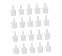 VILLFUL Ricambio 50 Pezzi Ugelli per Flacone Colla Ciglia Bocca Sigillante per Flacone Colla Accessori per Saloni di Bellezza Protezione Adesivo e Conservazione