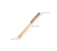VILLFUL Rimuovi Ruggine Inossidabile con Legno Ergonomico Setole Resistenti per Pulizia e Sverniciatura Multifunzionale per Uso Domestico e Industriale