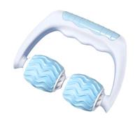 VILLFUL Roller Massaggiatore Portatile per Rilassamento Muscolare con Impugnatura Ergonomica Attrezzo Corpo per Collo Braccia Gambe e Yoga Stimola Circolazione e Dolori Muscolari