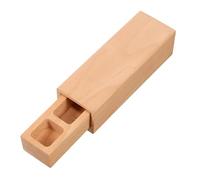 VILLFUL Scatola Medaglie Legno con Scorrevole Organizer Quadrato per Timbri Custodia Multifunzione per Gioielli per Studenti e Appassionati Diy