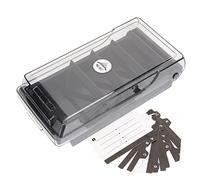 VILLFUL Scatola Per Schede Indice Organizer Per Note e Carte Flash Porta Schede Pratico e Compatto Per Ufficio e Casa
