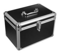VILLFUL Scatola Porta Attrezzi in Lega di Alluminio Maniglia Ergonomica, Custodia Compatta e Resistente per Lavoro Outdoor e Viaggi, Organizzatore Flessibile per Elettricisti e Tecnici