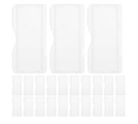 VILLFUL Scatola Portaoggetti per Vetrini da Microscopio in Plastica 100 Pezzi Chiusura a Scatto Contenitore Compatto per Vetrini da Laboratorio e Campioni Custodia Organizzata per Uso