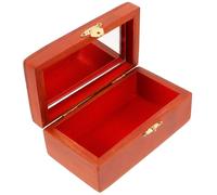 VILLFUL Scatola Portaoggetti Vintage in con Organizer per Gioielli e Custodia Multifunzione per Orecchini Collane e Bracciali Adatta e Scrivania