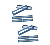 VILLFUL Scatole Per Penne 10 Pz e Copertura Portapenne Penna Contenitore Di Carta Trasparente Organizer Borse Astuccio Trasparente Contenitore Portapenne Con Coperchio