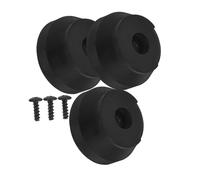 VILLFUL Set 3 Pezzi Gommini Antiscivolo in Gomma per Stampelle e Bastoni a Tre Piedi, Aumenta la Stabilità e Durata, per Anziani Durante Passeggiate e Shopping