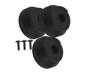 VILLFUL Set 3 Pezzi Gommini Antiscivolo in Gomma per Stampelle e Bastoni a Tre Piedi, Aumenta la Stabilità e Durata, per Anziani Durante Passeggiate e Shopping