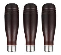 VILLFUL Set 3 Pezzi Manici in Legno per Lima Raspa Design Pratico Accessori di Ricambio per Lima Manici Comodi e Facili da Installare per Uso Quotidiano