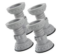 VILLFUL Set 4 Pezzi Cuscinetti Antivibranti Regolabili per Piedini Lavatrice Stabilizzatori Antiscivolo Compatti per Uso Domestico su Pavimenti Irregolari