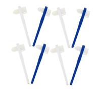 VILLFUL Set 8 Pezzi Spazzolino Denti Portatile Doppia Testa Mini in Abs e Nylon Colore Assortito per Ragazzo Ragazza e Adulti Adatto per Viaggi e Uso On The Go