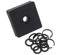 VILLFUL Set Clip Anello di Fermo a Impatto 3/8" con o-Ring e Utensile Installazione Kit Riparazione Chiavi Pneumatiche per Officina e Manutenzione Professionale